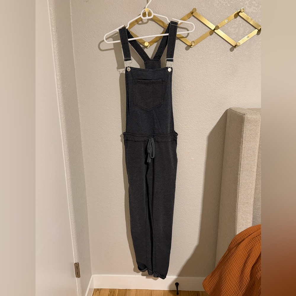 Z Supply Charcoal Denim Overalls